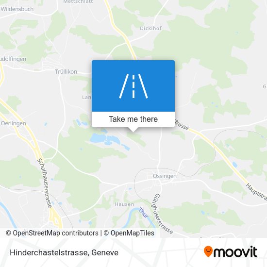 Hinderchastelstrasse map
