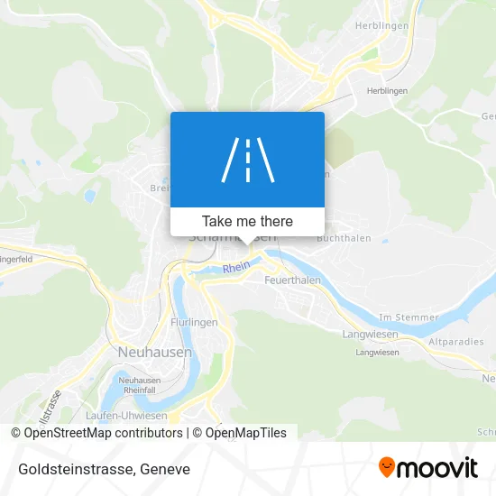 Goldsteinstrasse map