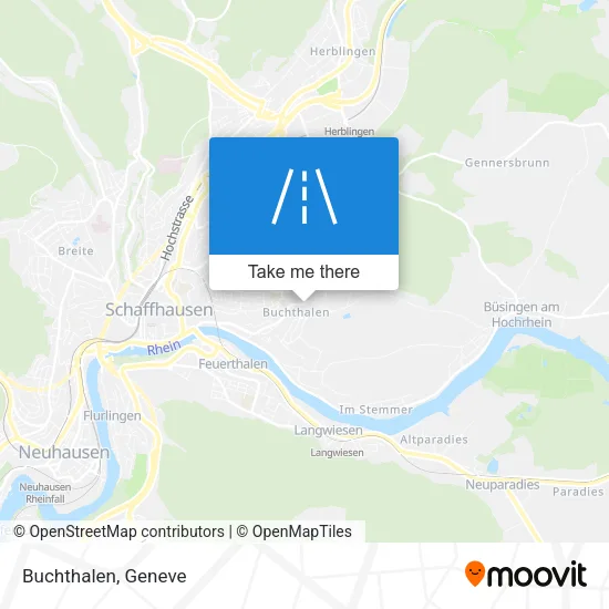 Buchthalen map
