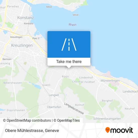 Obere Mühlestrasse map