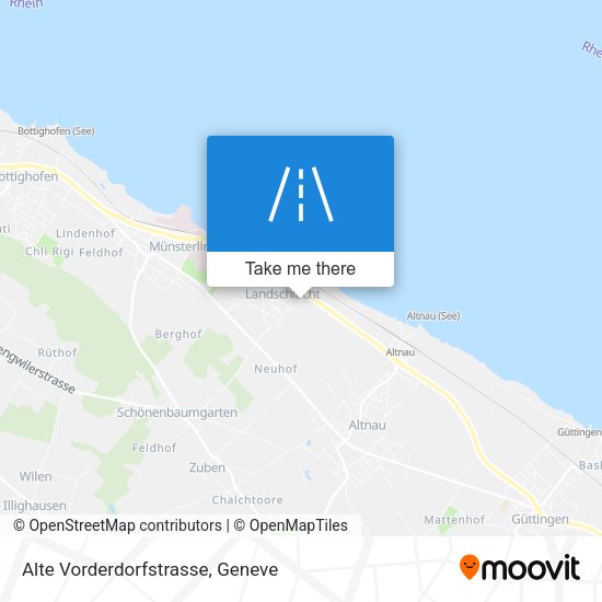 Alte Vorderdorfstrasse map