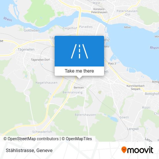 Stählistrasse map
