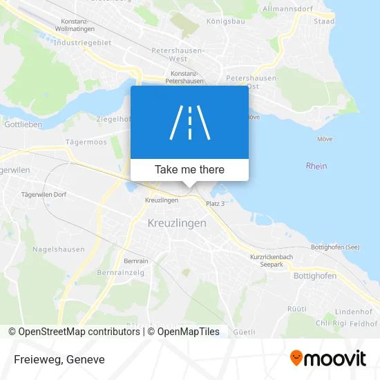 Freieweg map