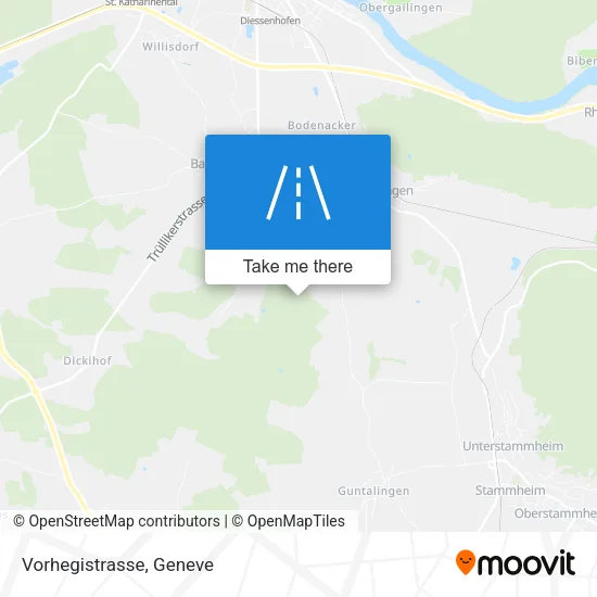 Vorhegistrasse map