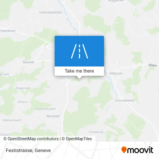 Festistrasse map