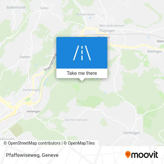 Pfaffewiseweg map
