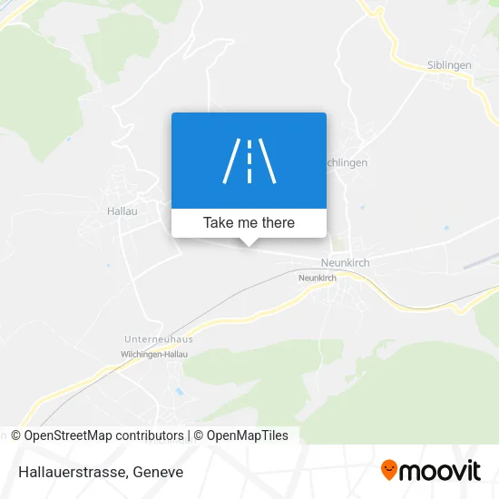 Hallauerstrasse map