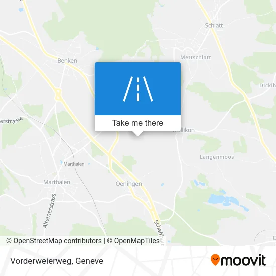 Vorderweierweg map