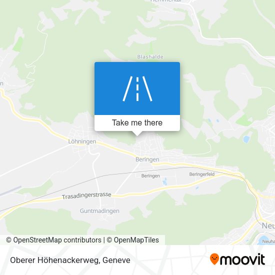 Oberer Höhenackerweg map