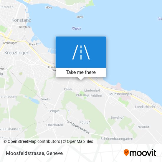 Moosfeldstrasse map