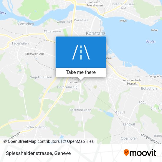 Spiesshaldenstrasse map