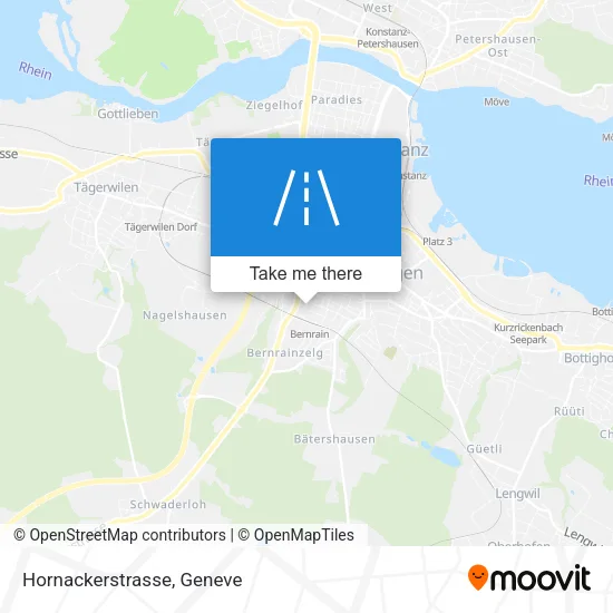 Hornackerstrasse map