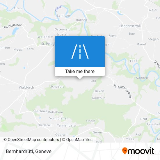 Bernhardrüti map