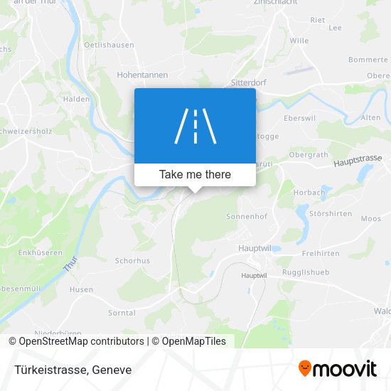 Türkeistrasse map