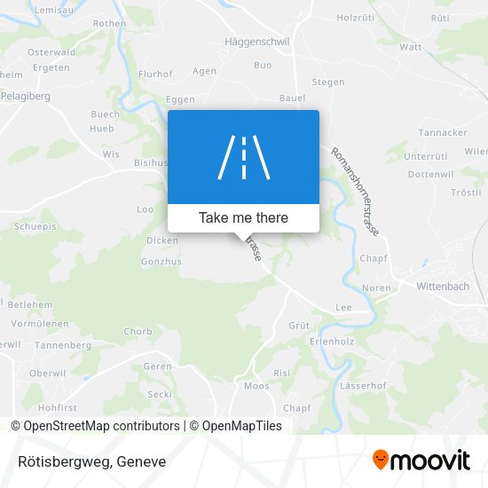 Rötisbergweg map