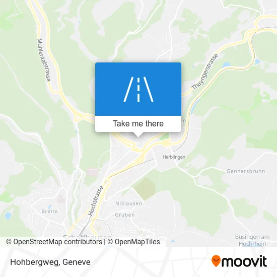 Hohbergweg map