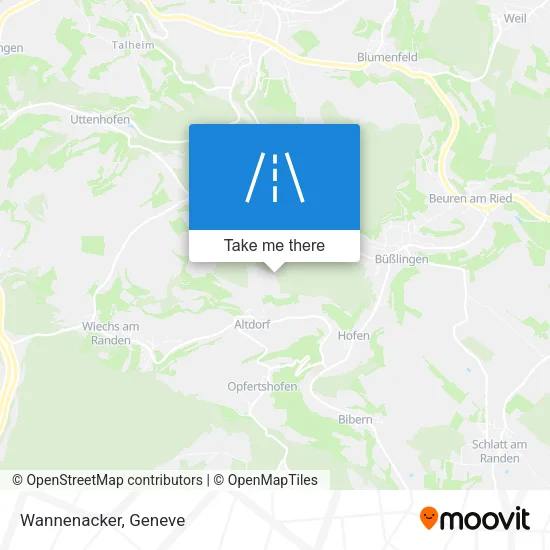 Wannenacker map
