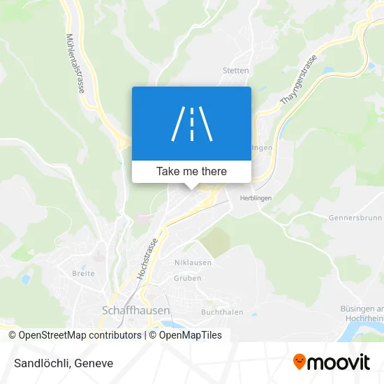 Sandlöchli map