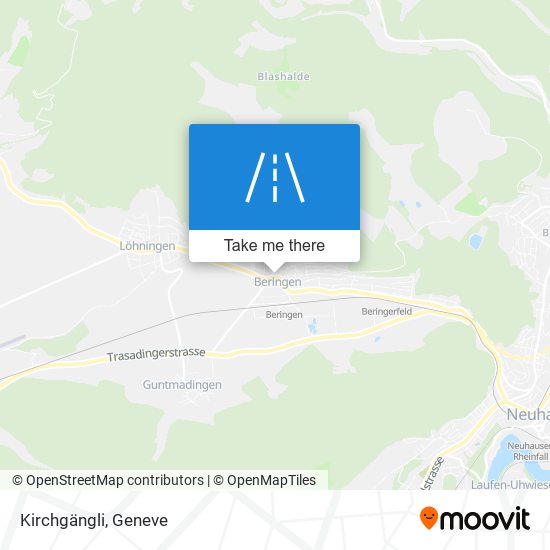 Kirchgängli map