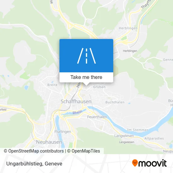 Ungarbühlstieg map