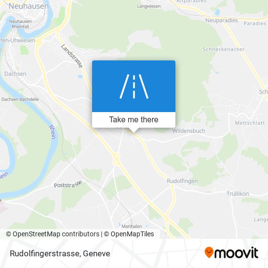 Rudolfingerstrasse map