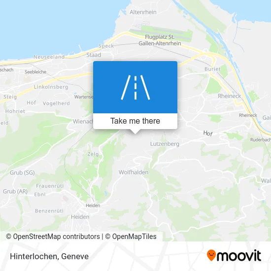 Hinterlochen map