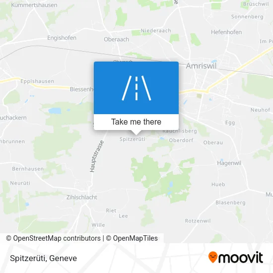 Spitzerüti map
