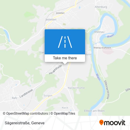 Sägereistraße map