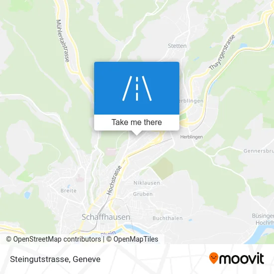 Steingutstrasse map