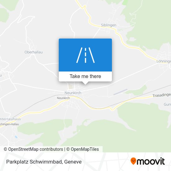 Parkplatz Schwimmbad map