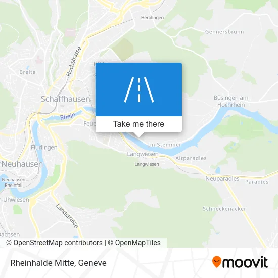 Rheinhalde Mitte map