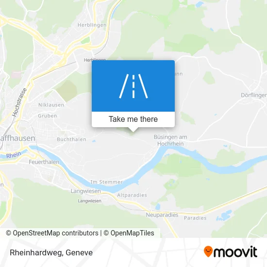 Rheinhardweg map
