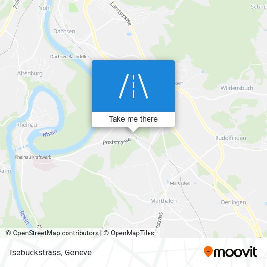 Isebuckstrass map