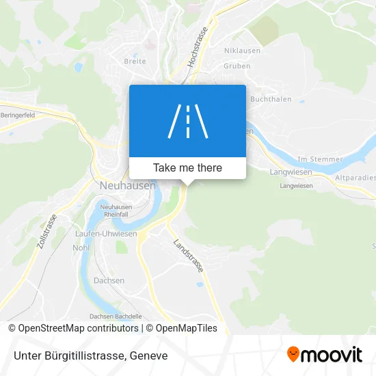 Unter Bürgitillistrasse map