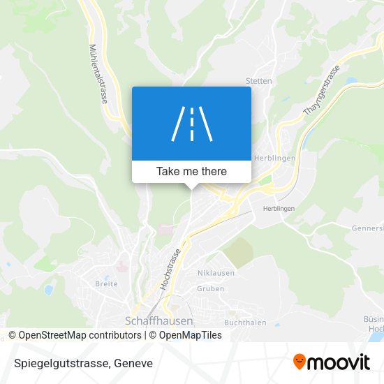 Spiegelgutstrasse map