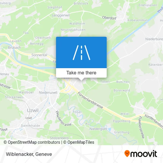 Wiblenacker map