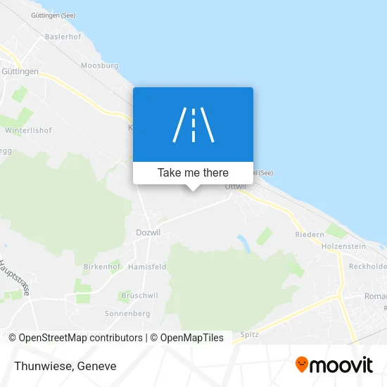 Thunwiese map