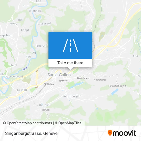 Singenbergstrasse map
