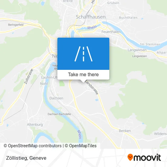 Zöllistieg map