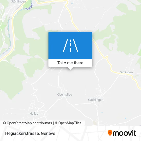 Hegiackerstrasse map