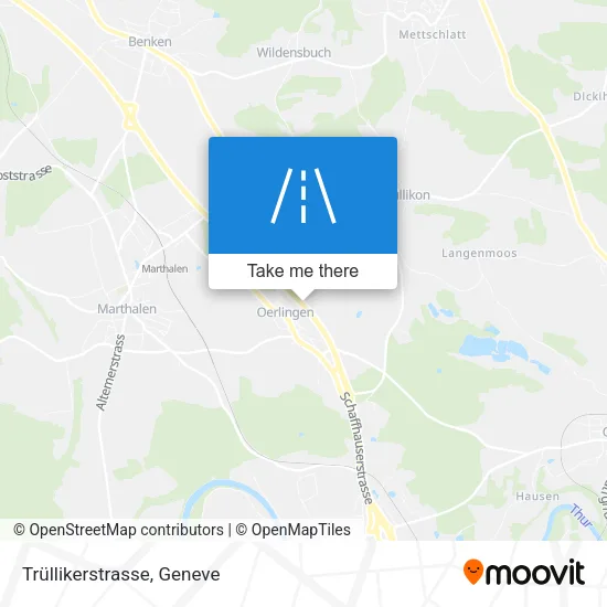 Trüllikerstrasse map