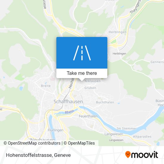 Hohenstoffelstrasse map