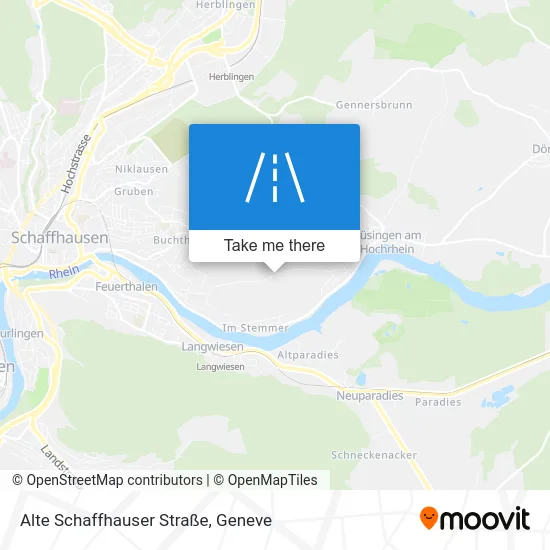 Alte Schaffhauser Straße map