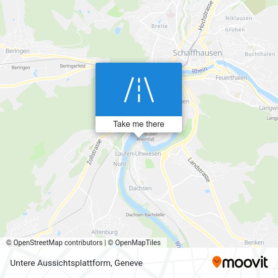 Untere Aussichtsplattform map