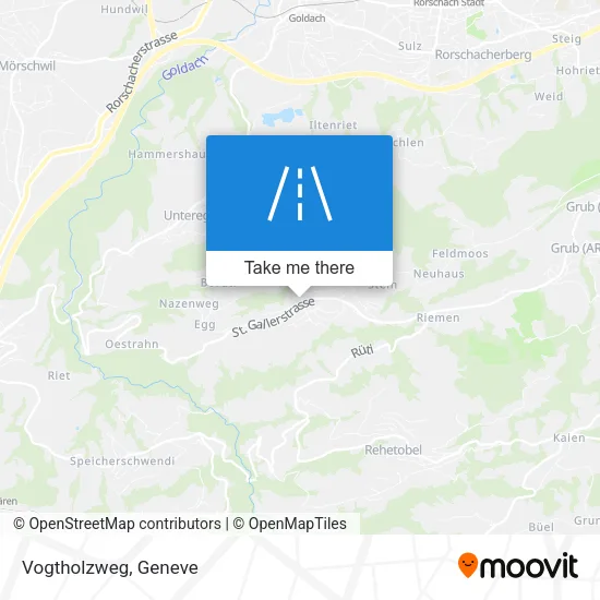 Vogtholzweg map