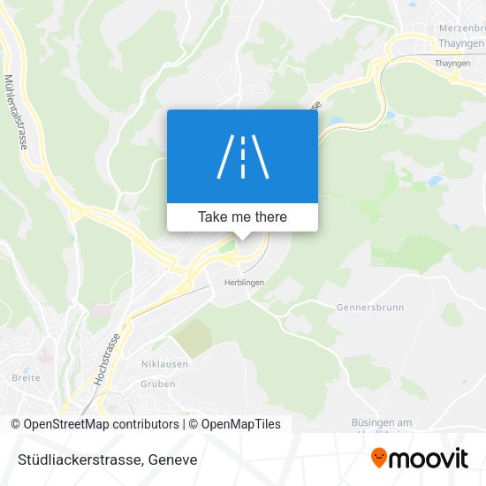Stüdliackerstrasse map