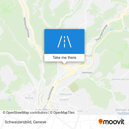 Schweizersbild map