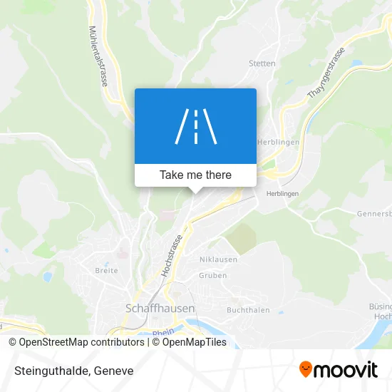 Steinguthalde map