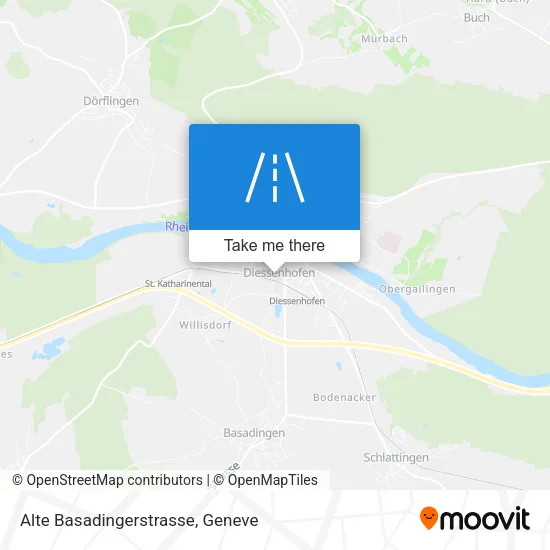 Alte Basadingerstrasse map
