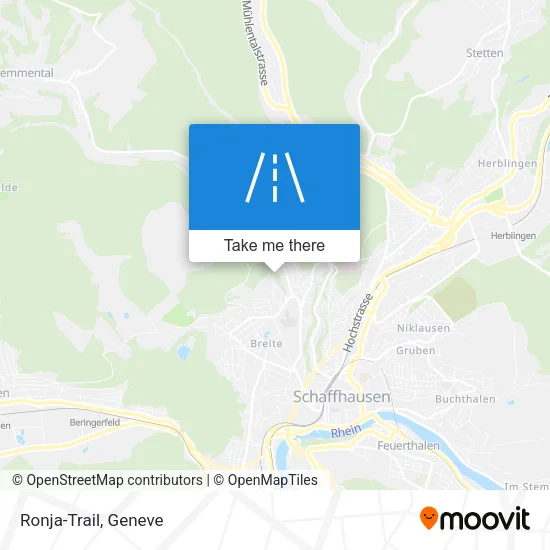 Ronja-Trail map